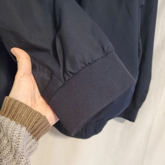 Harriton Michigan State Spartans navy blue Microfiber Windshirt windbreaker - Picture 5 of 7